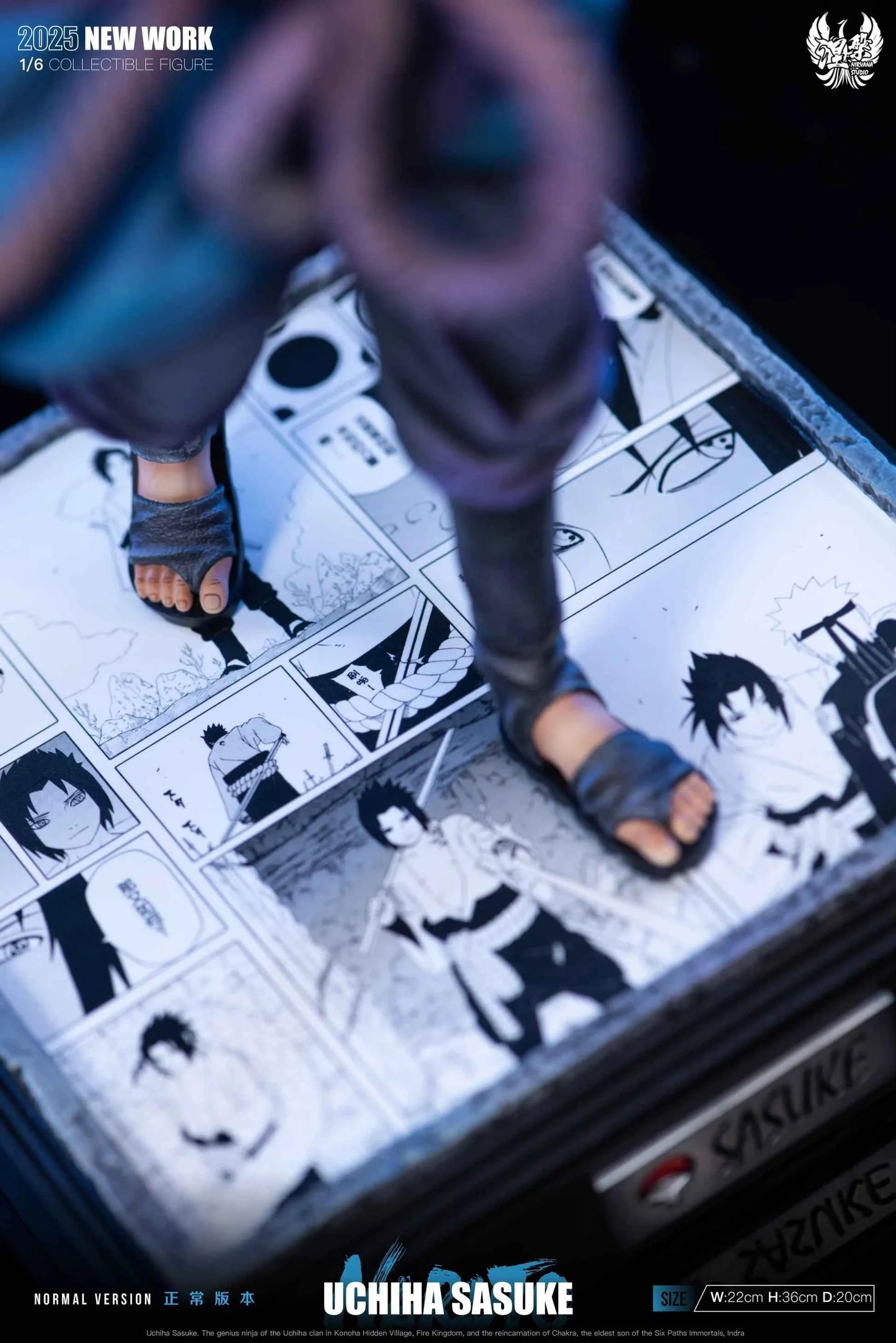 Naruto Shippuden ~ Nirvana Studio ~ Sasuke Uchiha ~ Resin Statue - Santoryu Resins Collectors