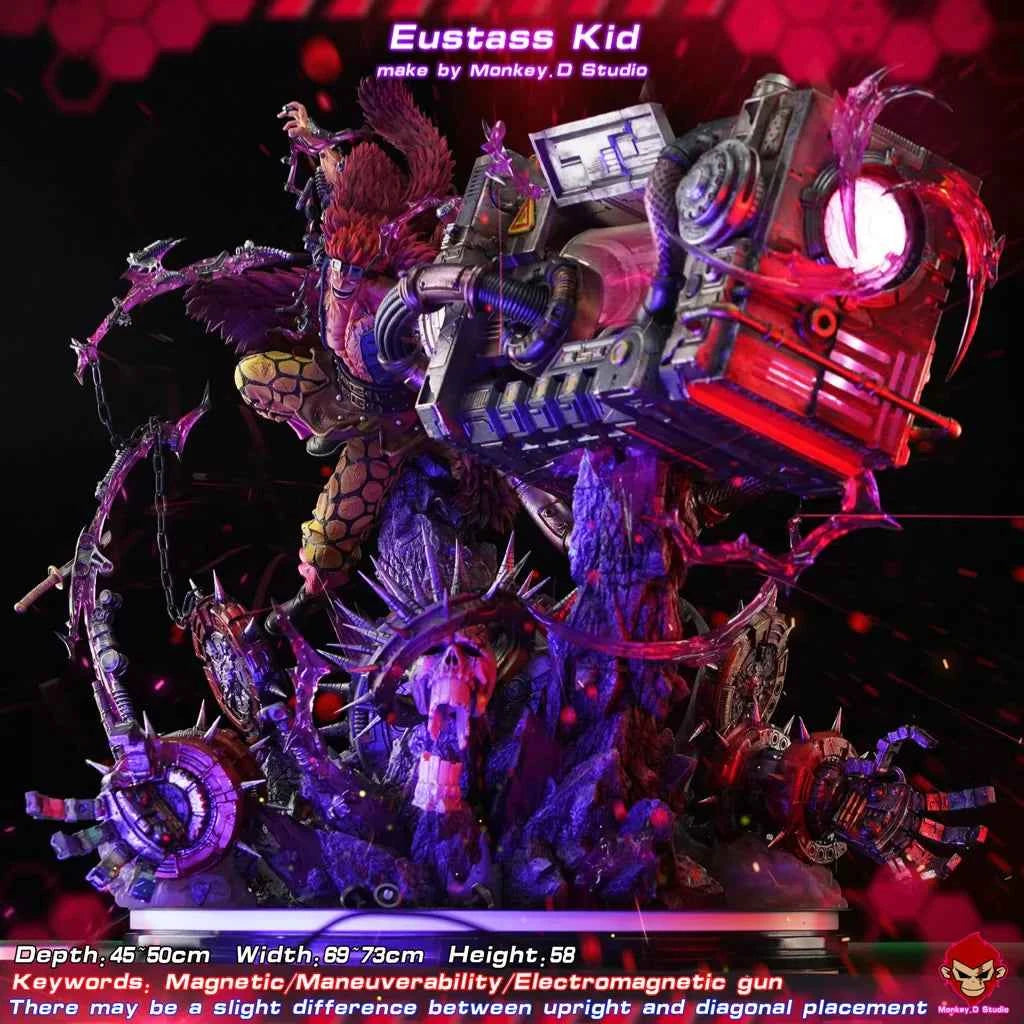 One Piece ~ Monkey D Studio ~ Eustass Kid ~ Resin Statue - Santoryu Resins Collectors
