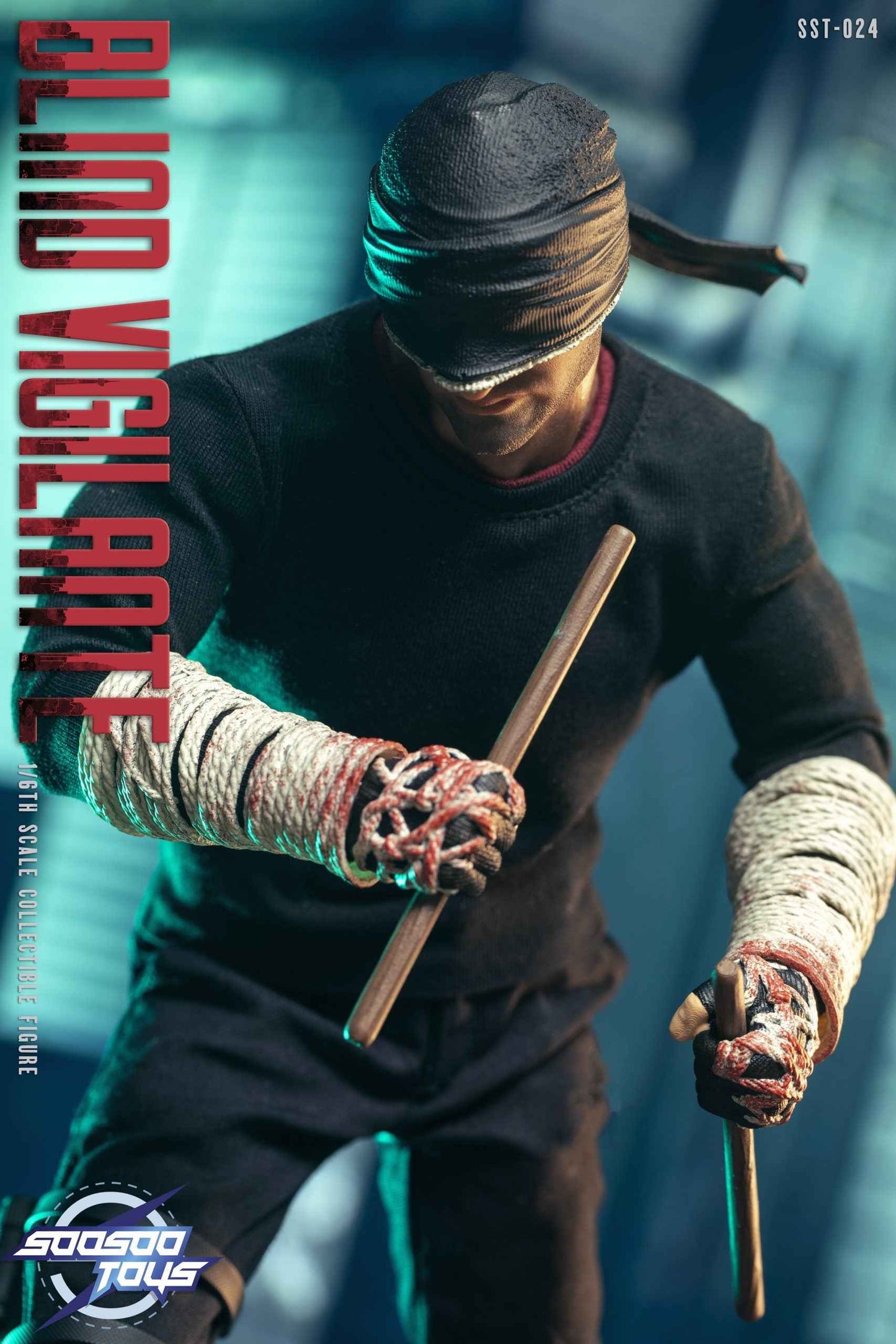 Marvel ~ Soosootoys ~ Daredevil SST-024 ~ Action Figure (3rd party) - Santoryu Resins Collectors