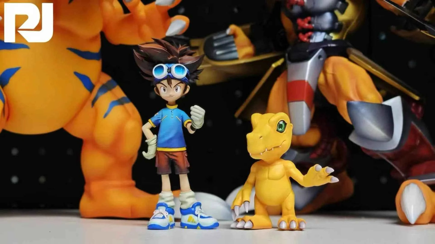 Digimon ~ Jin Hua Studio ~ Tai Kamiya Agumon ~ Resin Statue - Santoryu Resins Collectors