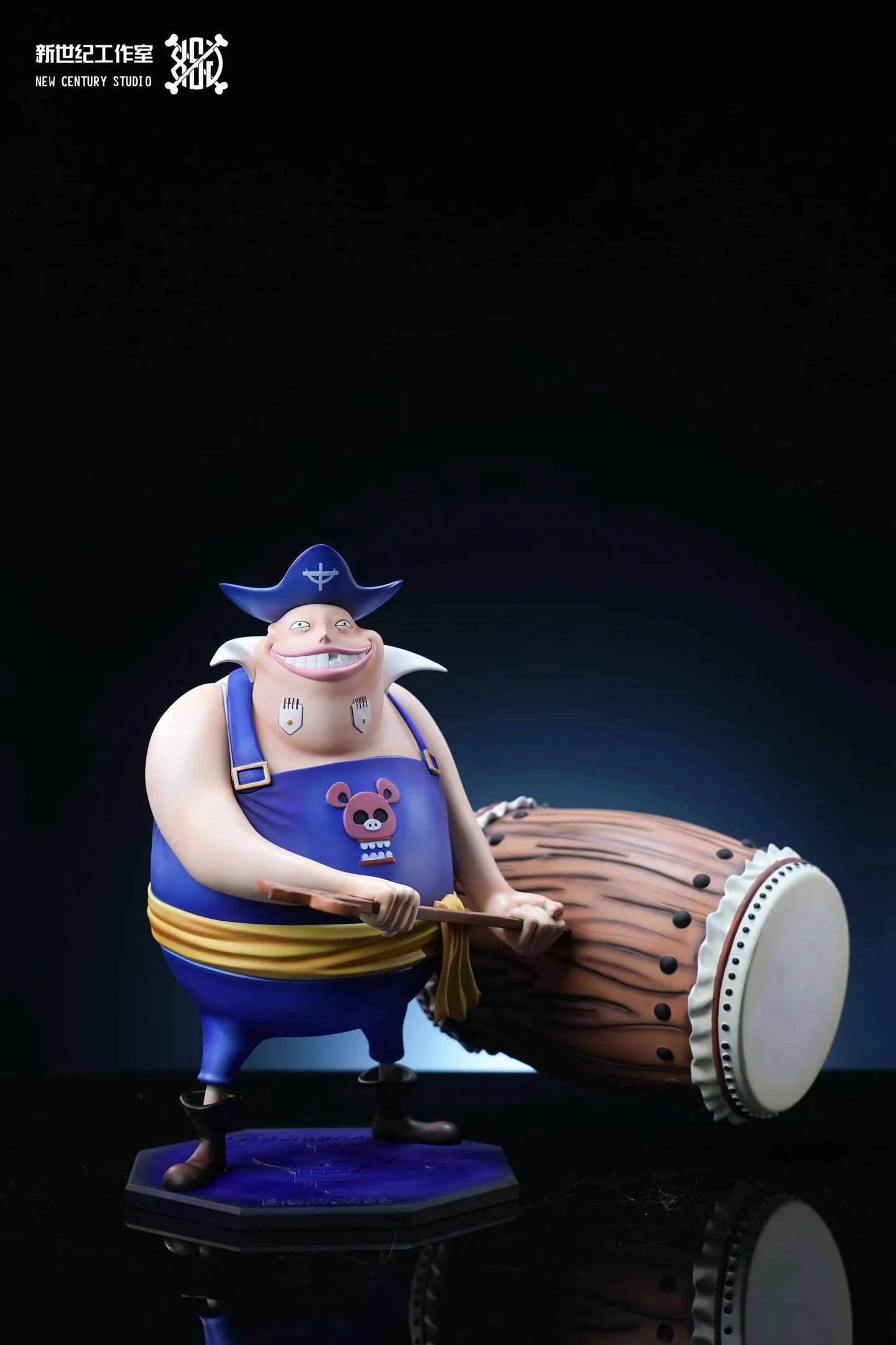 One Piece ~ New Century Studio ~ Thatch x Vista x Blamenco x Kingdew x Izou ~ Resin Statue - Santoryu Resins Collectors