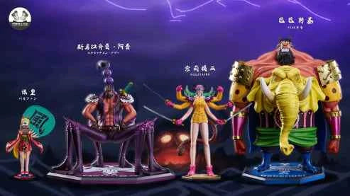 One Piece ~ Clone Studio ~ Babanuki x Solitaire x Daifugo x Bao Huang ~ Resin Statue - Santoryu Resins Collectors