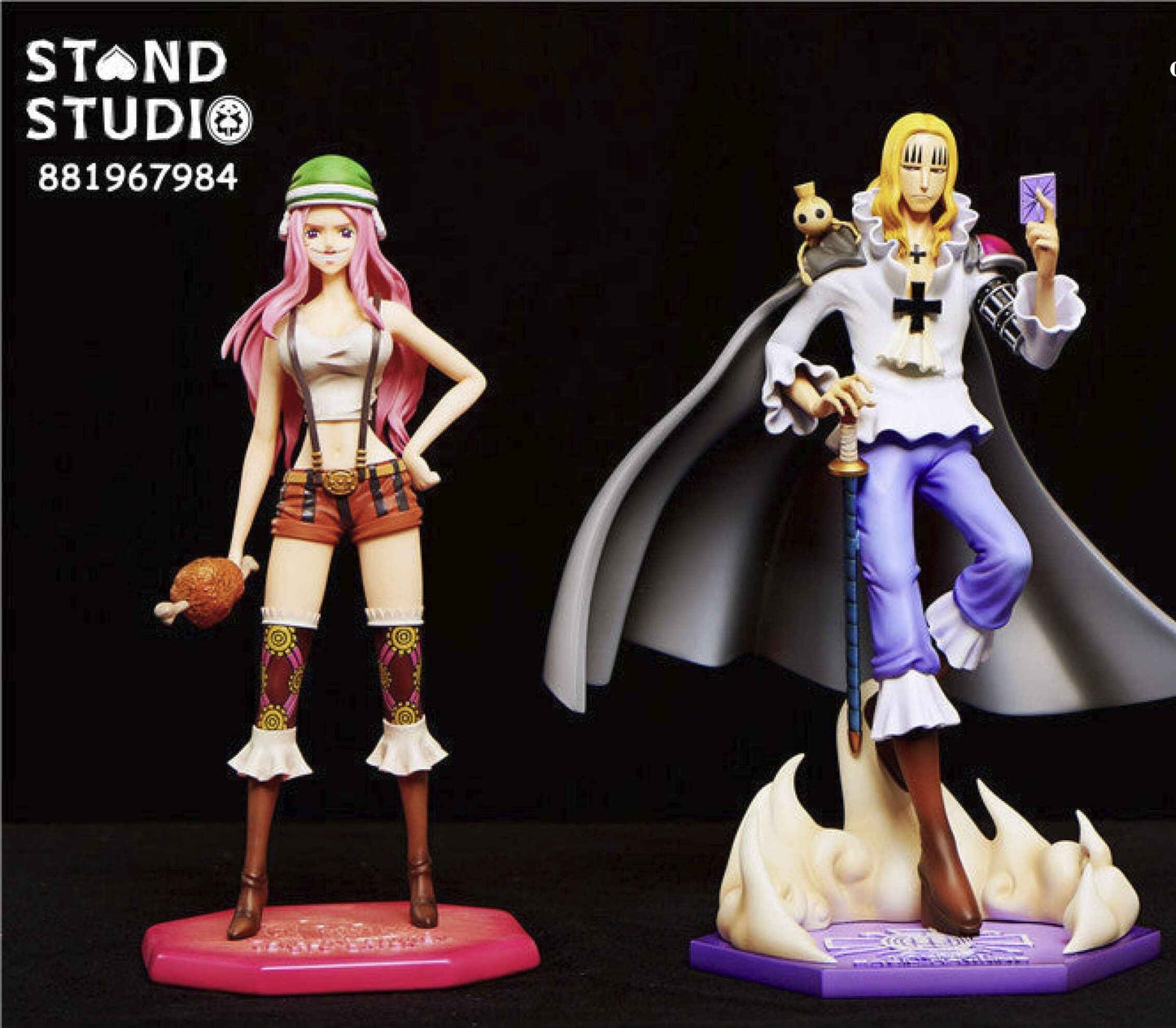 One Piece ~ Stand Studio ~ Basil Hawkins ~ Resin Statue - Santoryu Resins Collectors
