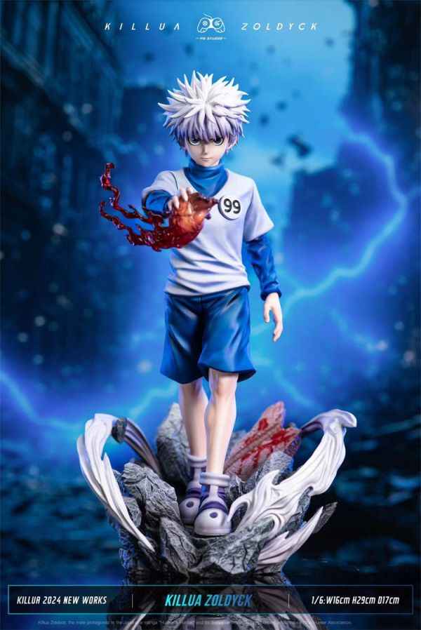 Hunter x Hunter ~ PG Studio ~ Killua Zoldyck V3 ~ Resin Statue - Santoryu Resins Collectors