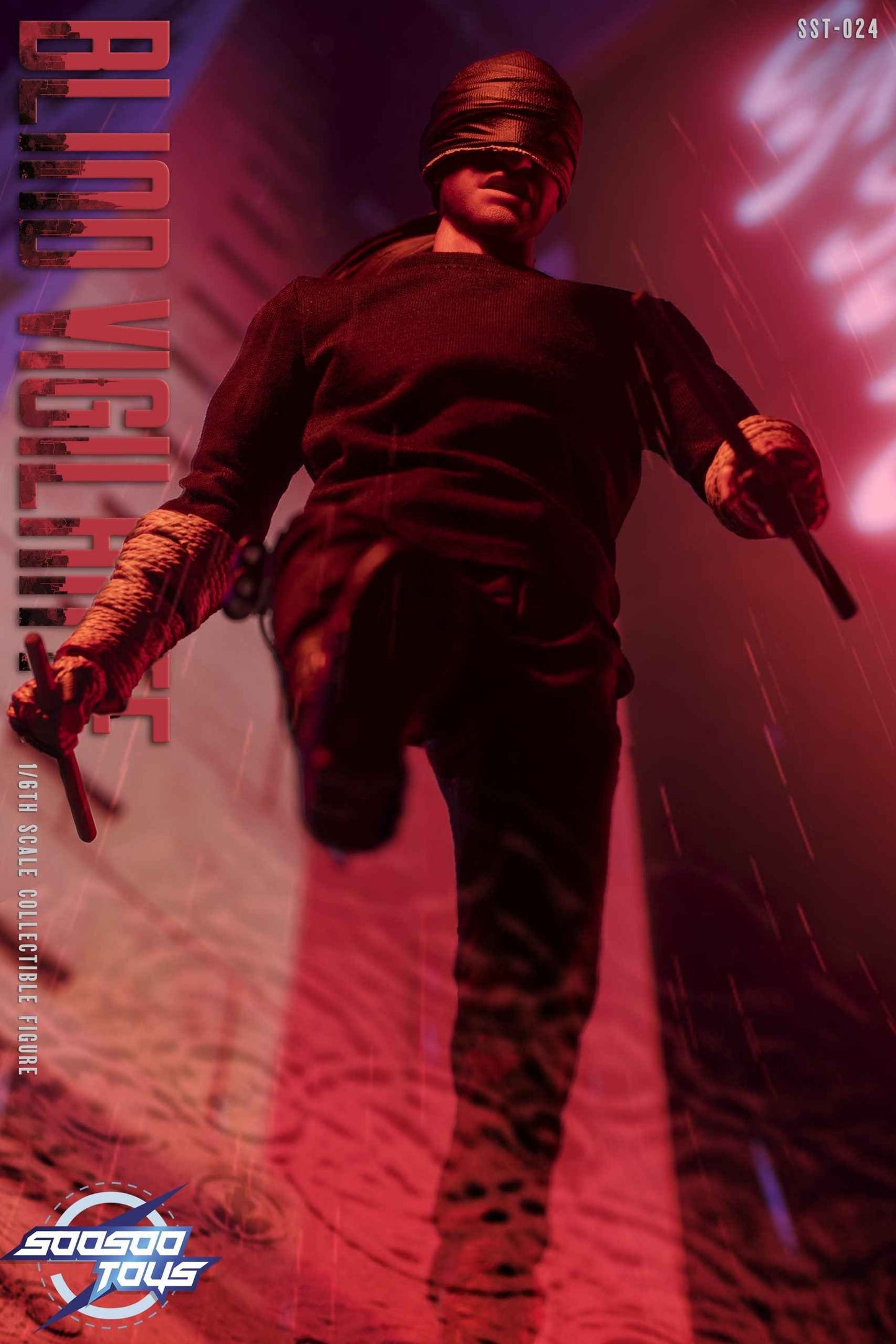 Marvel ~ Soosootoys ~ Daredevil SST-024 ~ Action Figure (3rd party) - Santoryu Resins Collectors