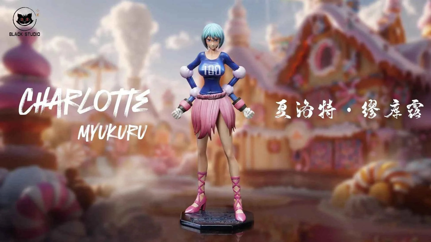 One Piece ~ Black Studio ~ Charlotte Mozart x Myukuru x Effilee x Broye ~ GK Resin Statue - Santoryu Resins Collectors