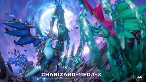 Pokémon ~ SJD Yue & Zhi Shi Studio Studio ~ Shiny Mega Charizard ~ Resin Statue - Santoryu Resins Collectors