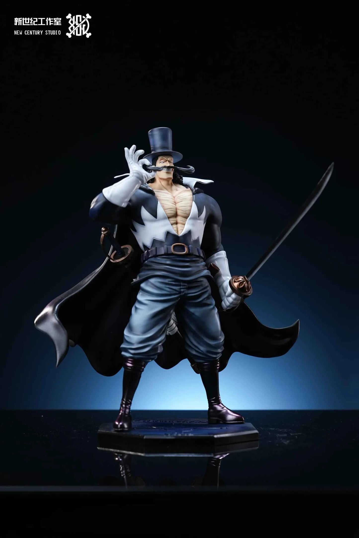 One Piece ~ New Century Studio ~ Thatch x Vista x Blamenco x Kingdew x Izou ~ Resin Statue - Santoryu Resins Collectors