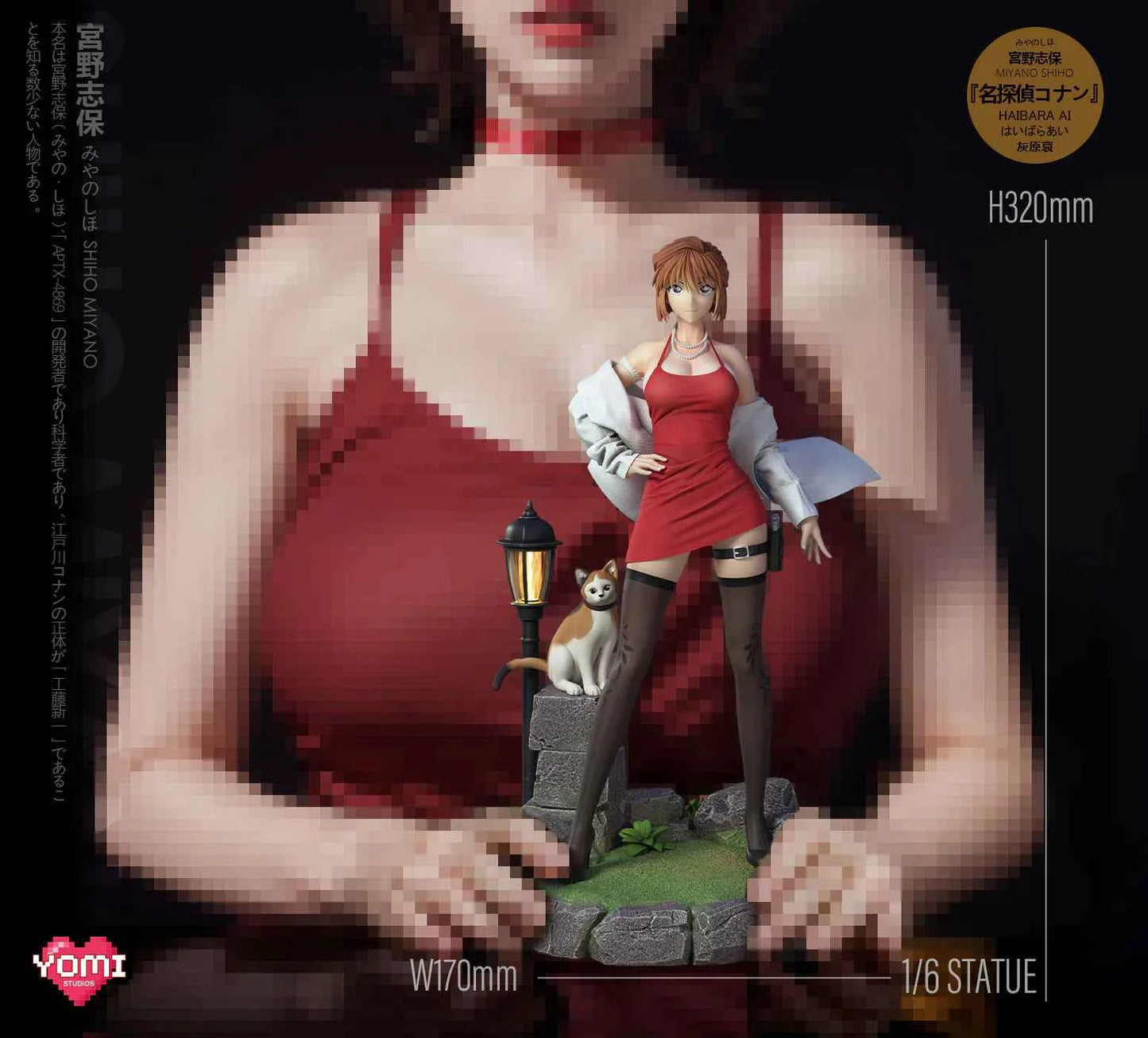 Detective Conan ~ YOMI Studio ~ Miyano Shiho ~ Resin Statue - Santoryu Resins Collectors