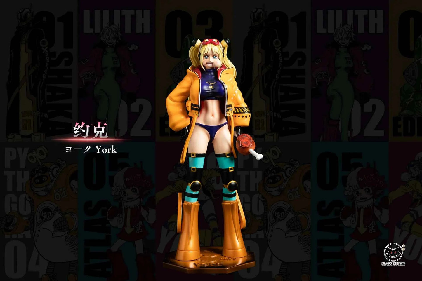 One Piece ~ Black Studio ~ 7 Vegapunk Members ~ GK Resin Statue - Santoryu Resins Collectors