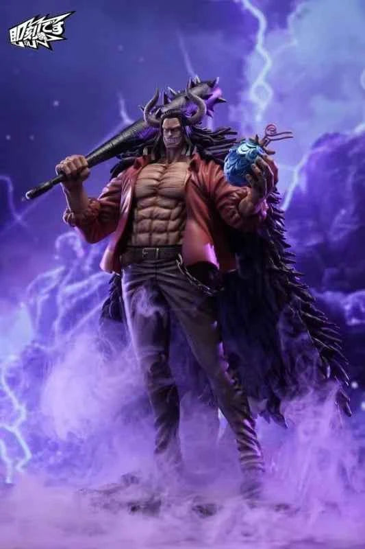One Piece ~ Ji Ke Studio ~ Old Era Young Kaido ~ Resin Statue - Santoryu Resins Collectors