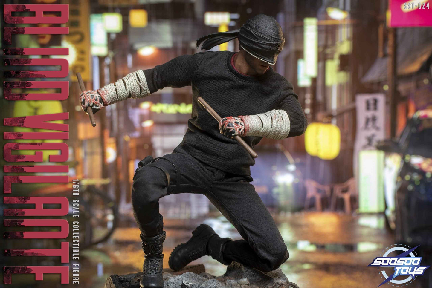 Marvel ~ Soosootoys ~ Daredevil SST-024 ~ Action Figure (3rd party) - Santoryu Resins Collectors