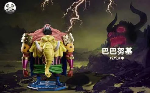 One Piece ~ Clone Studio ~ Babanuki x Solitaire x Daifugo x Bao Huang ~ Resin Statue - Santoryu Resins Collectors