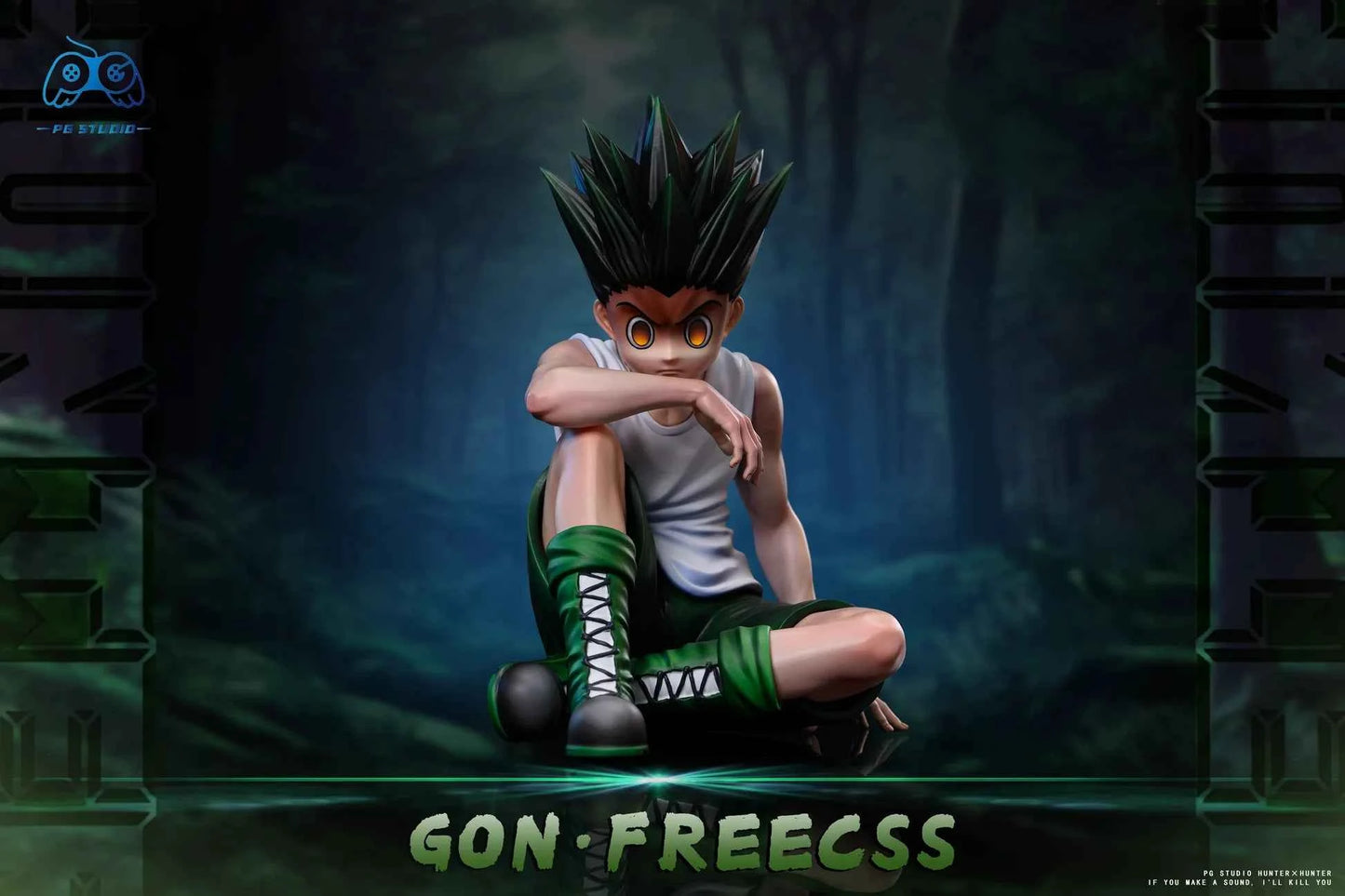 HUNTER x HUNTER ~ PG Studio ~ Seated Angry Gon Freecss x Killua Zoldyck ~ Resin Statue - Santoryu Resins Collectors