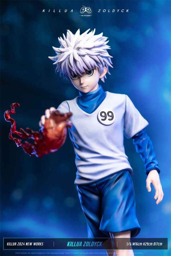 Hunter x Hunter ~ PG Studio ~ Killua Zoldyck V3 ~ Resin Statue - Santoryu Resins Collectors
