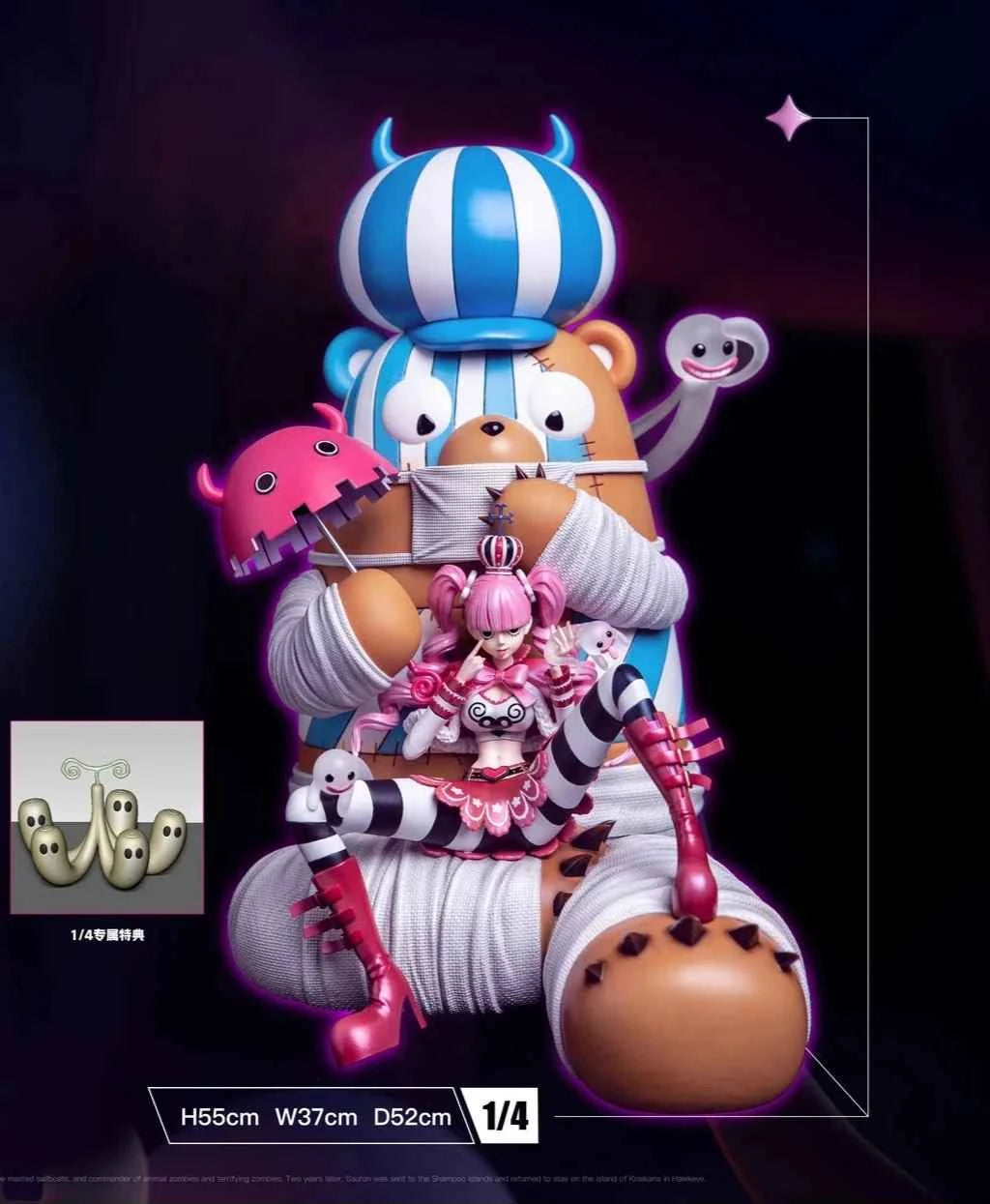 One Piece ~ XY Studio ~ Princess Perona x Kumashi V2 ~ Resin Statue - Santoryu Resins Collectors