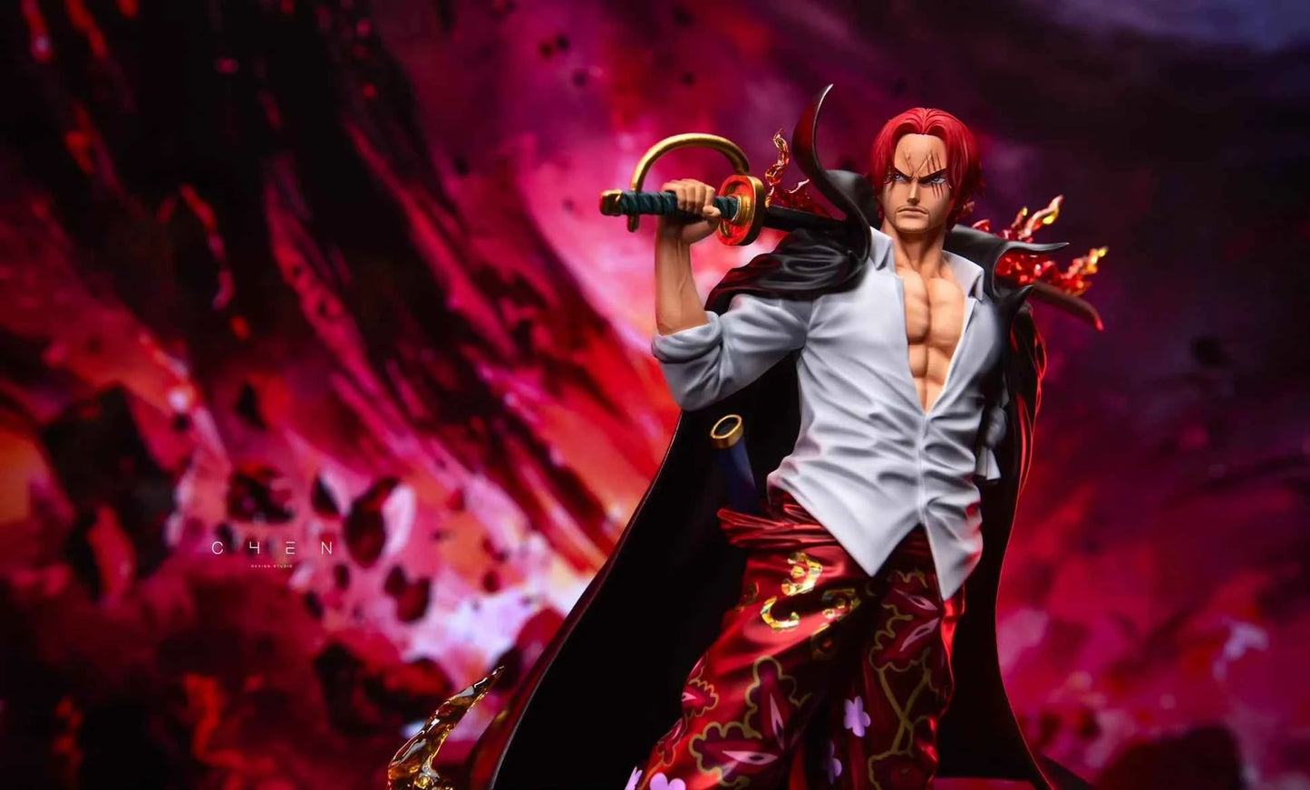One Piece LX Studio Shanks V2 Resin Statue - Santoryu Resins Collectors