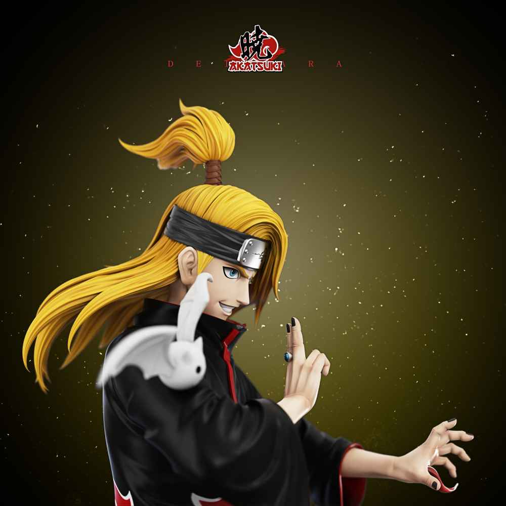 Naruto ~ Akatsuki Studio ~ Deidara ~ Resin Statue - Santoryu Resins Collectors