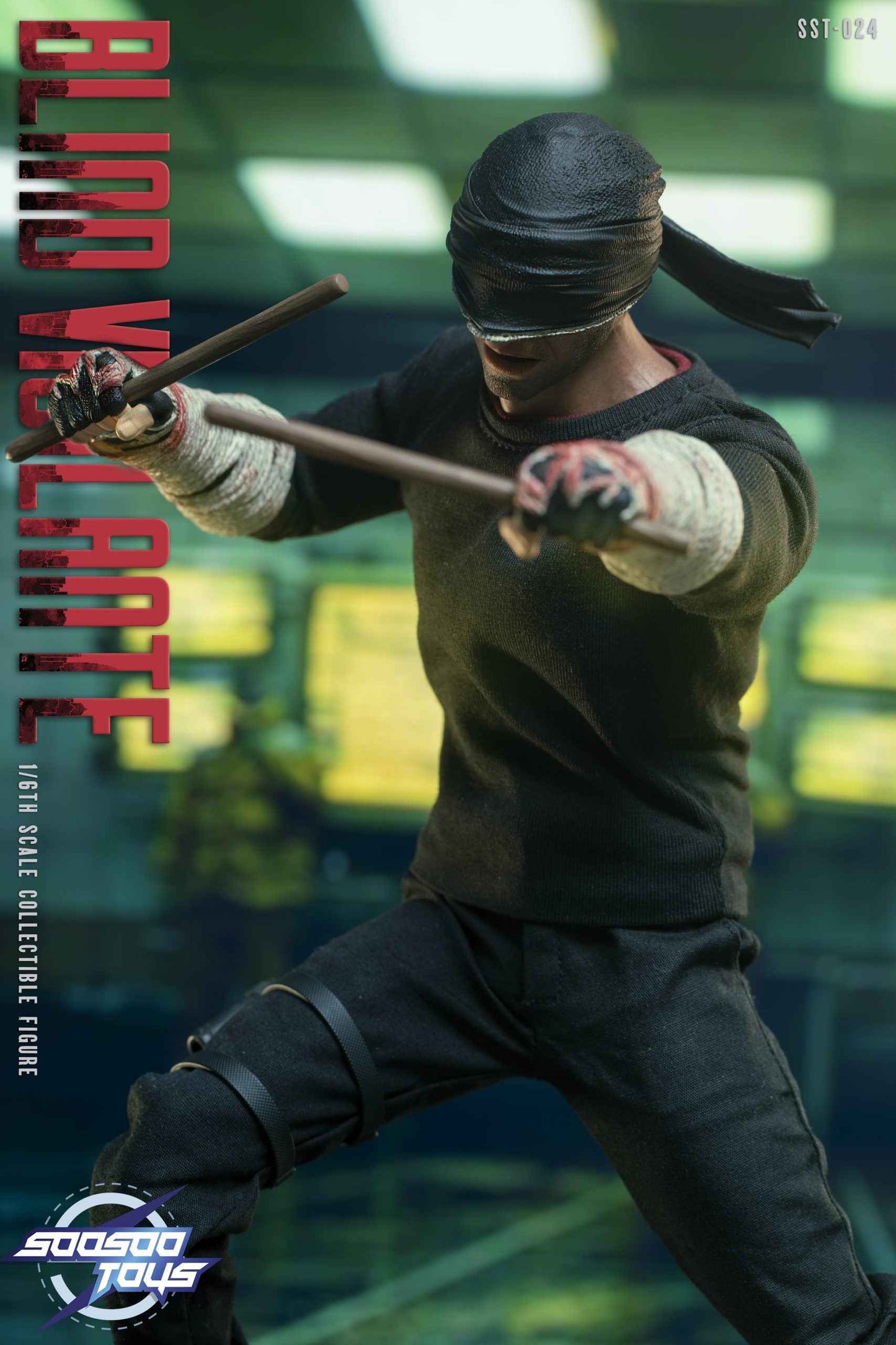 Marvel ~ Soosootoys ~ Daredevil SST-024 ~ Action Figure (3rd party) - Santoryu Resins Collectors