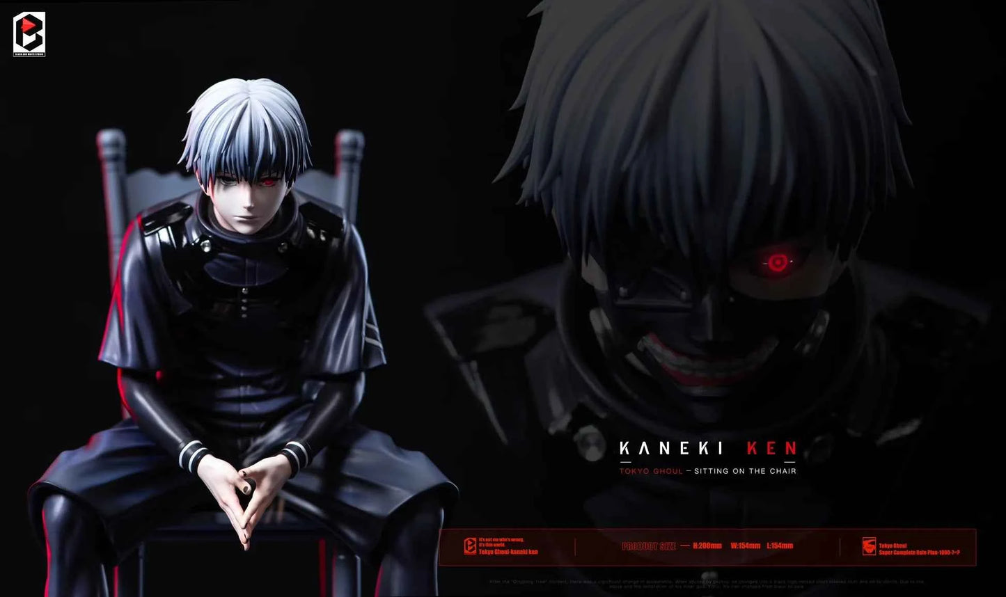 Tokyo Ghoul ~ BW Studio ~ Ken Kaneki Sitting On The Chair ~ Resin Statue - Santoryu Resins Collectors