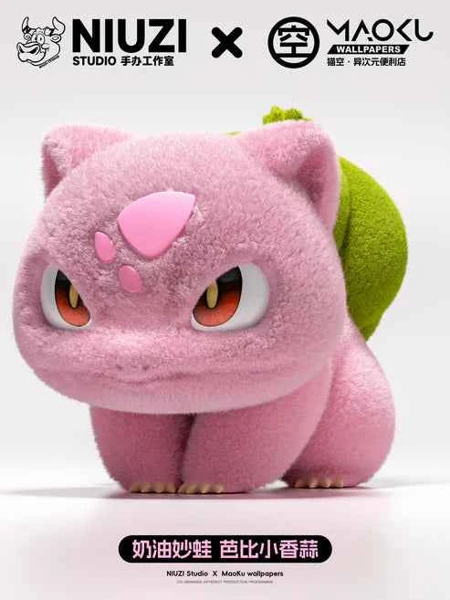 Pokémon ~ NIUZI Studio & MaoKu Wallpapers ~ Bulbasaur ~ Resin & Velvet Plush - Santoryu Resins Collectors