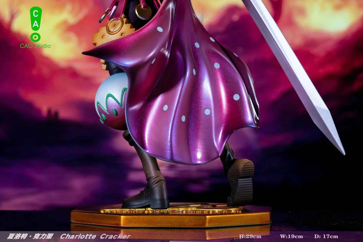 One Piece ~ CAO Studio ~ Charlotte Cracker ~ Resin Statue - Santoryu Resins Collectors