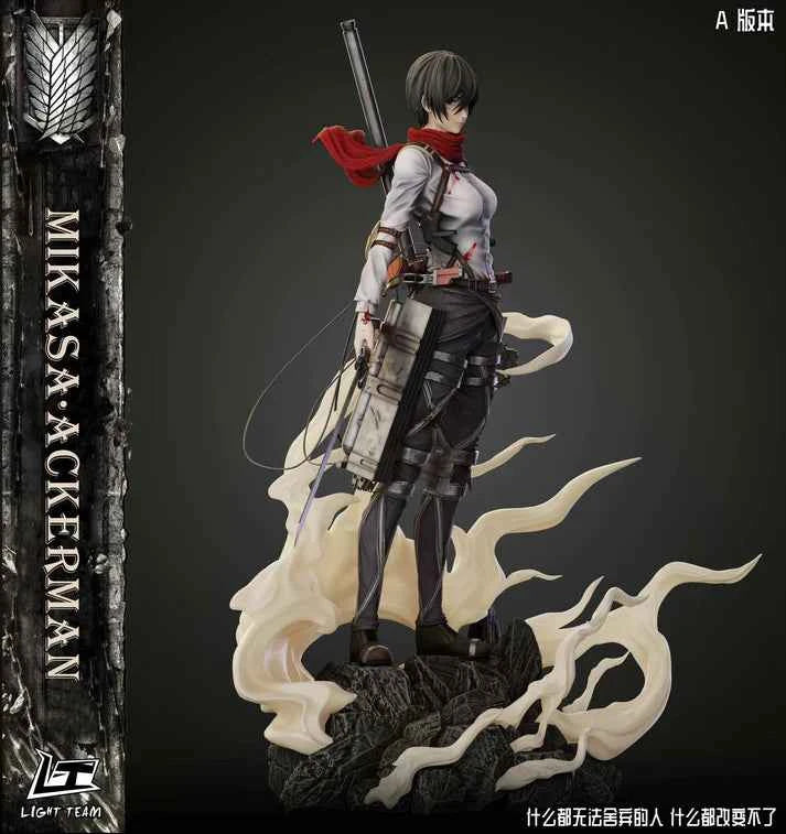 Attack On Titan ~ Light Team Studio ~ Mikasa Ackerman ~ Resin Statue - Santoryu Resins Collectors