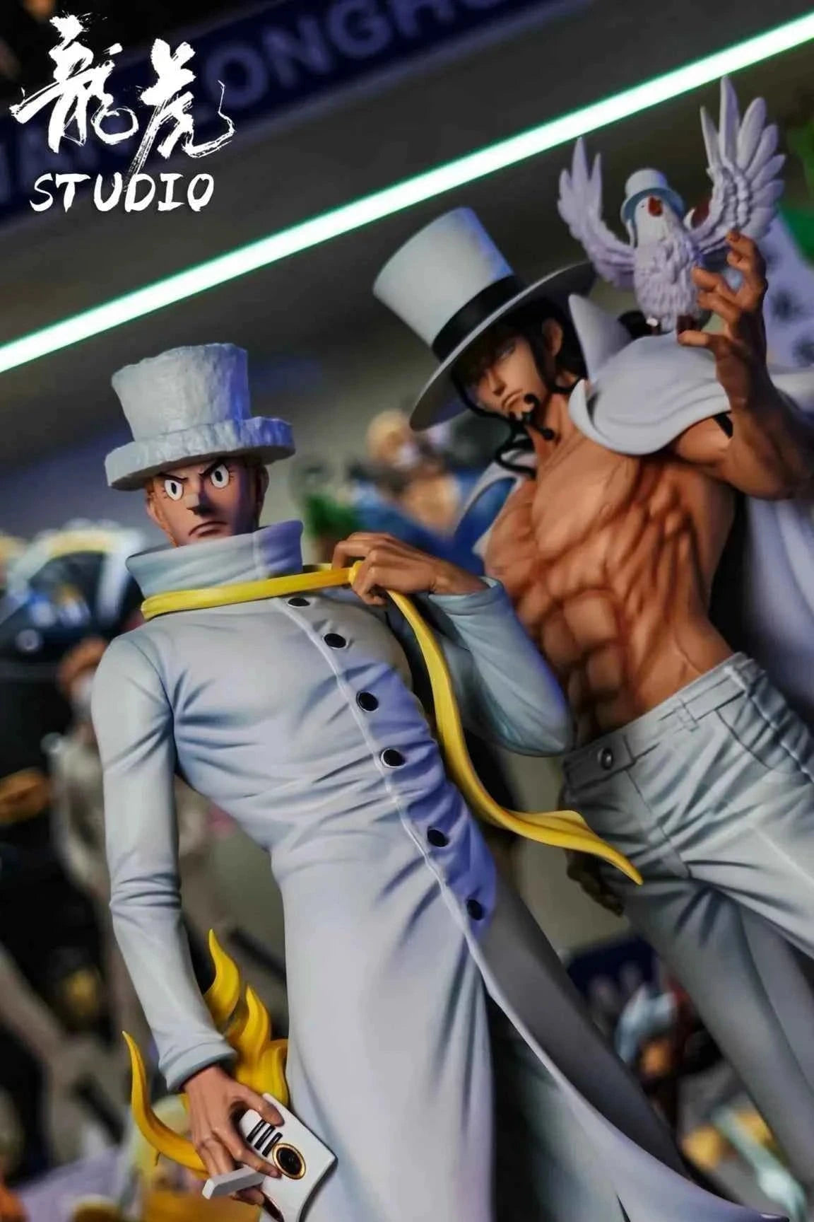 One Piece Long Hu Studio Kaku CP0 agent Resin Statue