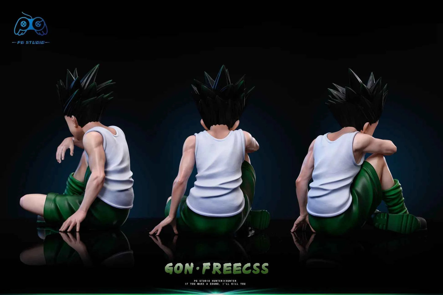 HUNTER x HUNTER ~ PG Studio ~ Seated Angry Gon Freecss x Killua Zoldyck ~ Resin Statue - Santoryu Resins Collectors