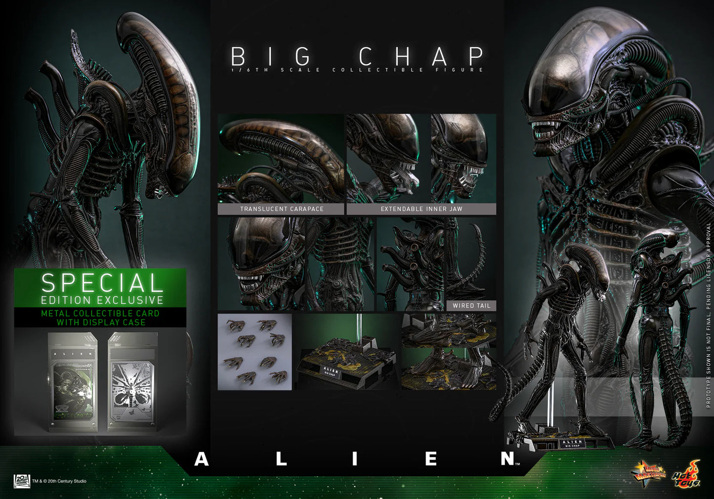 Alien Hot Toys Big Chap MMS826B (Special Edition) Licensed Action Figure