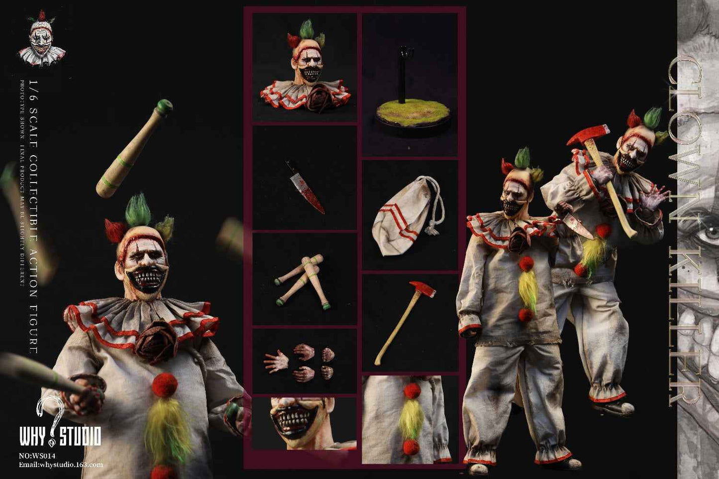 American Horror Story WHY Studio Clown Twisty NO:WS014 Action Figure (3rd party)