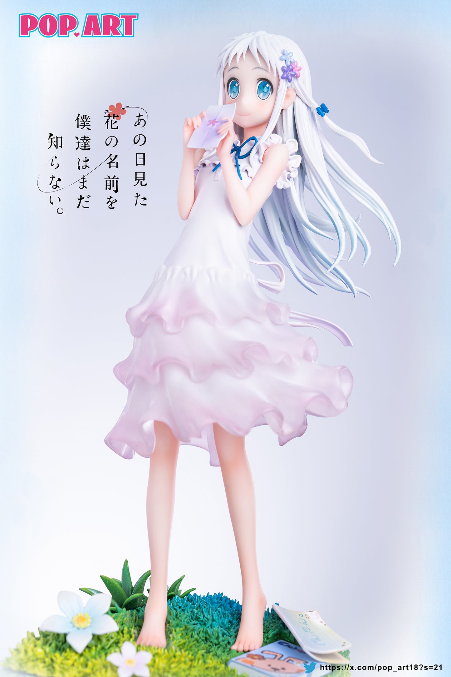 Anohana Pop Art Studio Menma & Jintan Resin Statue