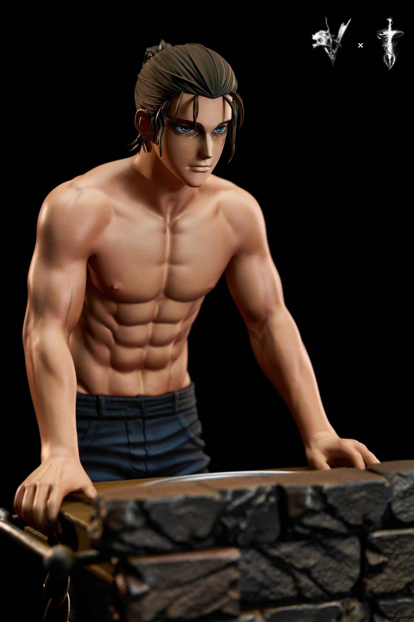 Attack On Titan Coordinate Studio & Damocles Studio Famous Scene Series Mirror Eren Jaeger Resin Statue