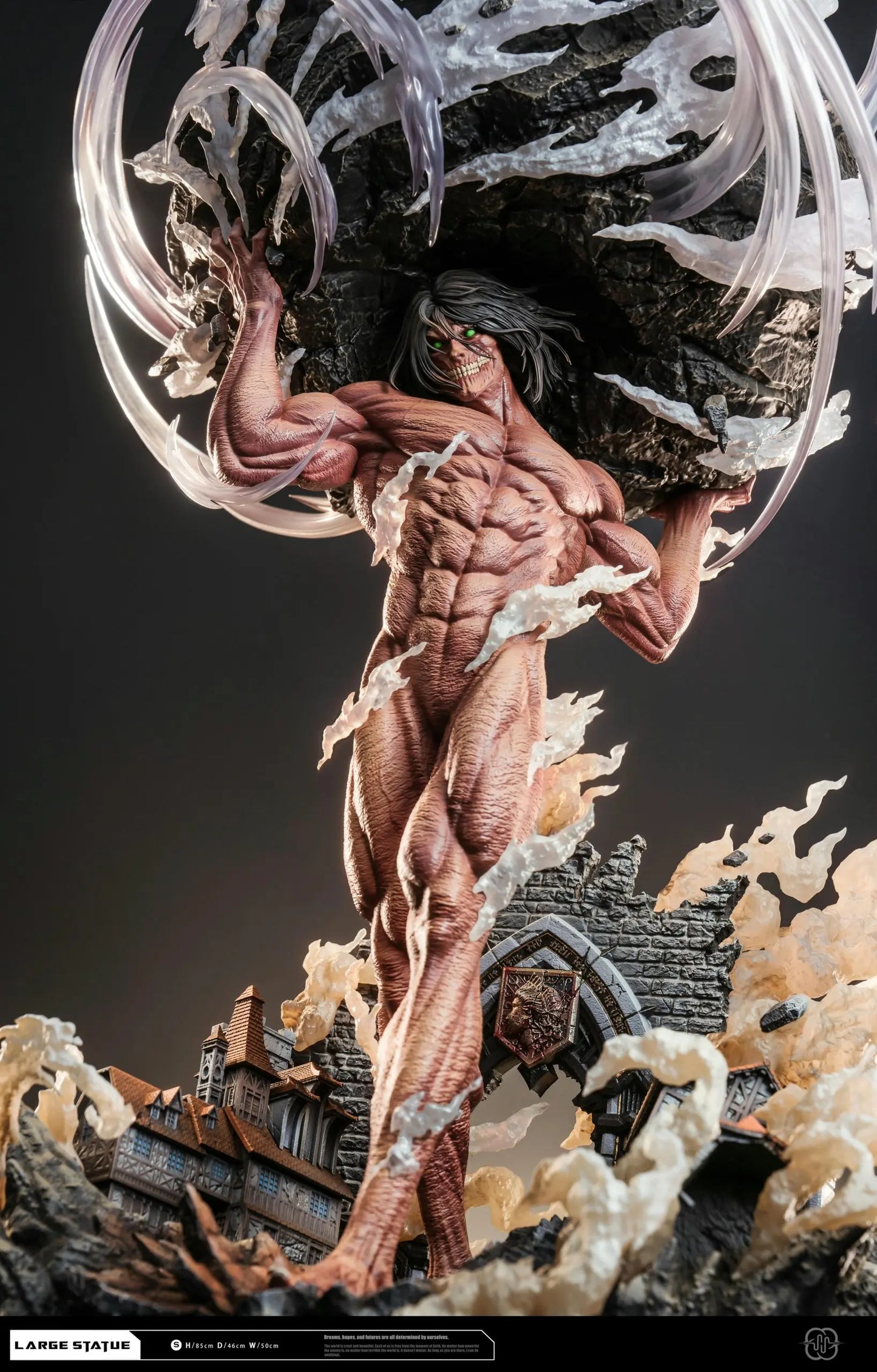 Attack On Titan Hertz Studio Eren Jaeger Blocks the Gate Resin Statue