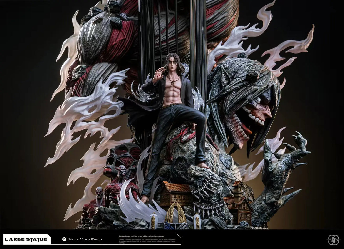 Attack On Titan Hertz Studio Eren Jaeger Resin Statue