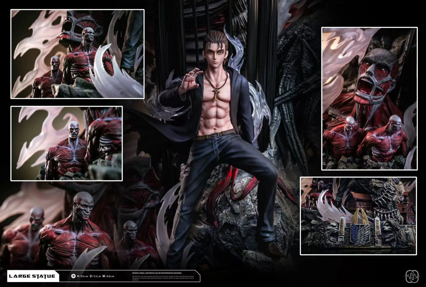 Attack On Titan Hertz Studio Eren Jaeger Resin Statue