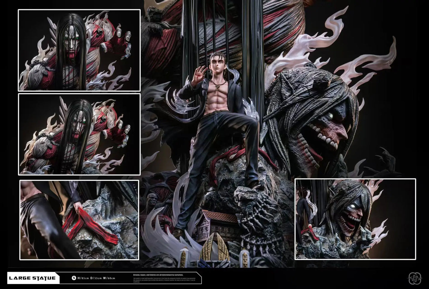 Attack On Titan Hertz Studio Eren Jaeger Resin Statue