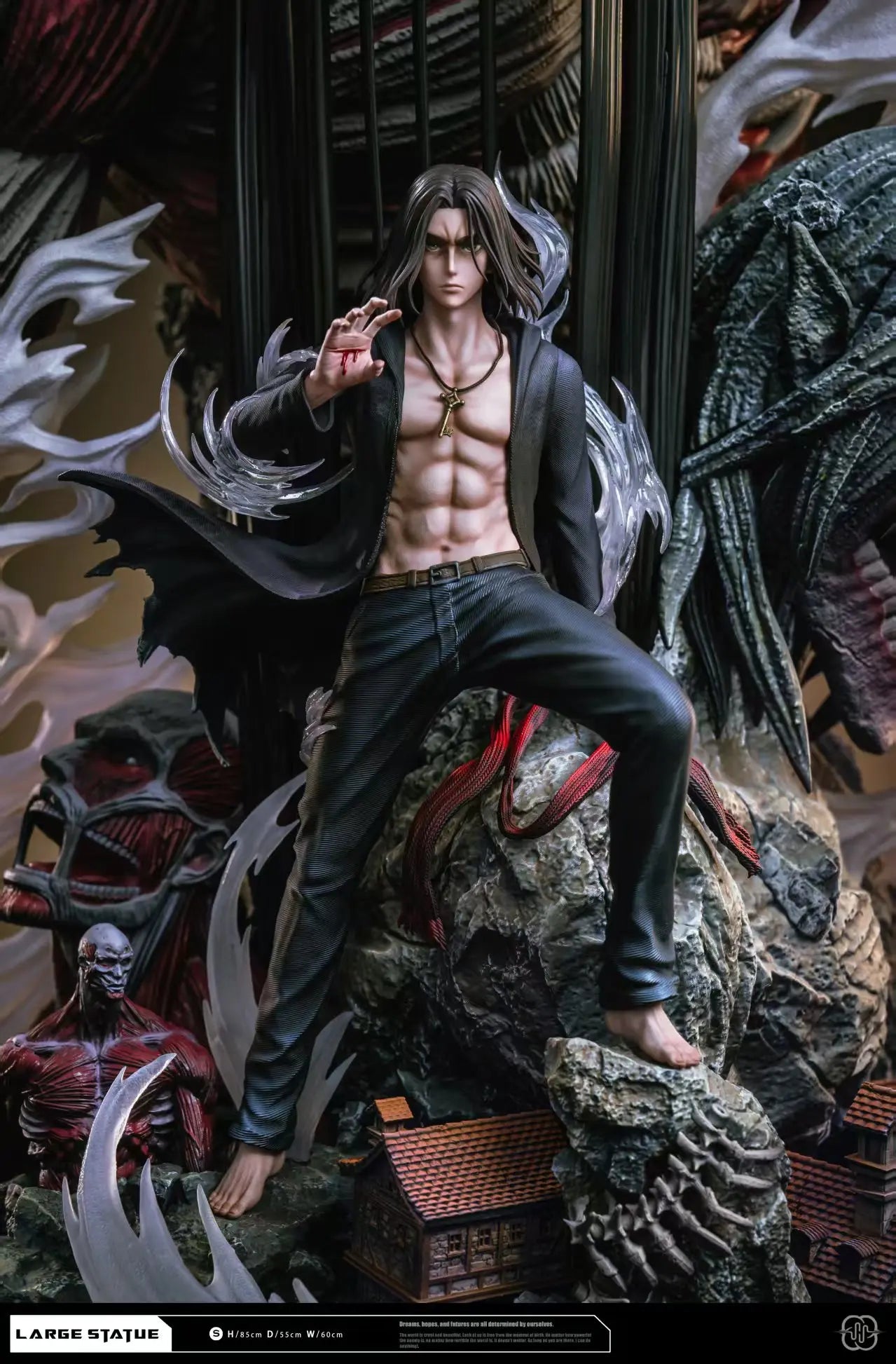 Attack On Titan Hertz Studio Eren Jaeger Resin Statue