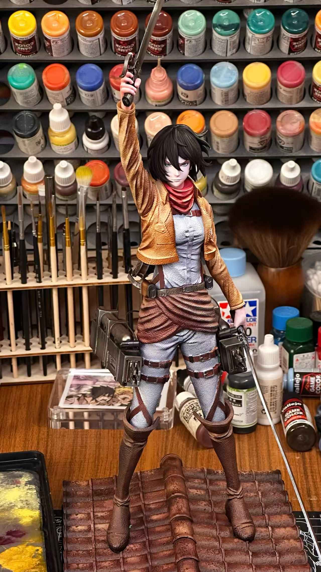 Attack On Titan Leo Studio Mikasa Ackerman 1/6 Resin Statue