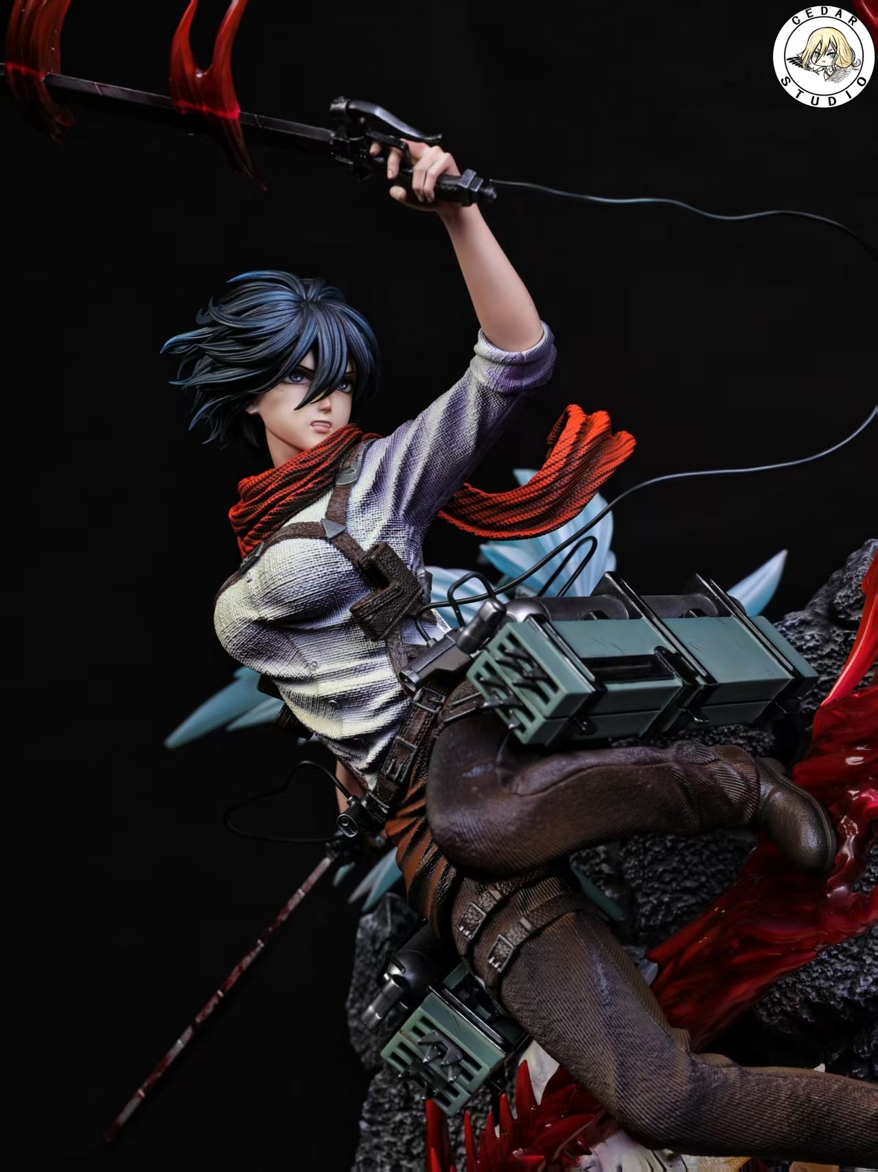 Attack On Titan Cedar Studio Mikasa Ackerman 1/6 Resin Statue