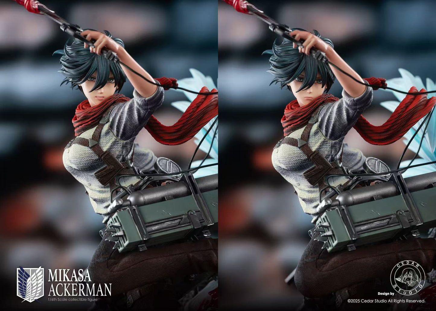 Attack On Titan Cedar Studio Mikasa Ackerman 1/6 Resin Statue