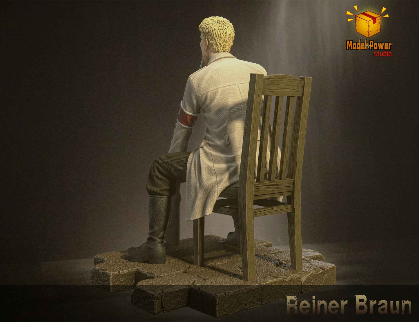 Attack on Titan Model Power Studio Reiner Braun Resin Statue - Santoryu Resins Collectors