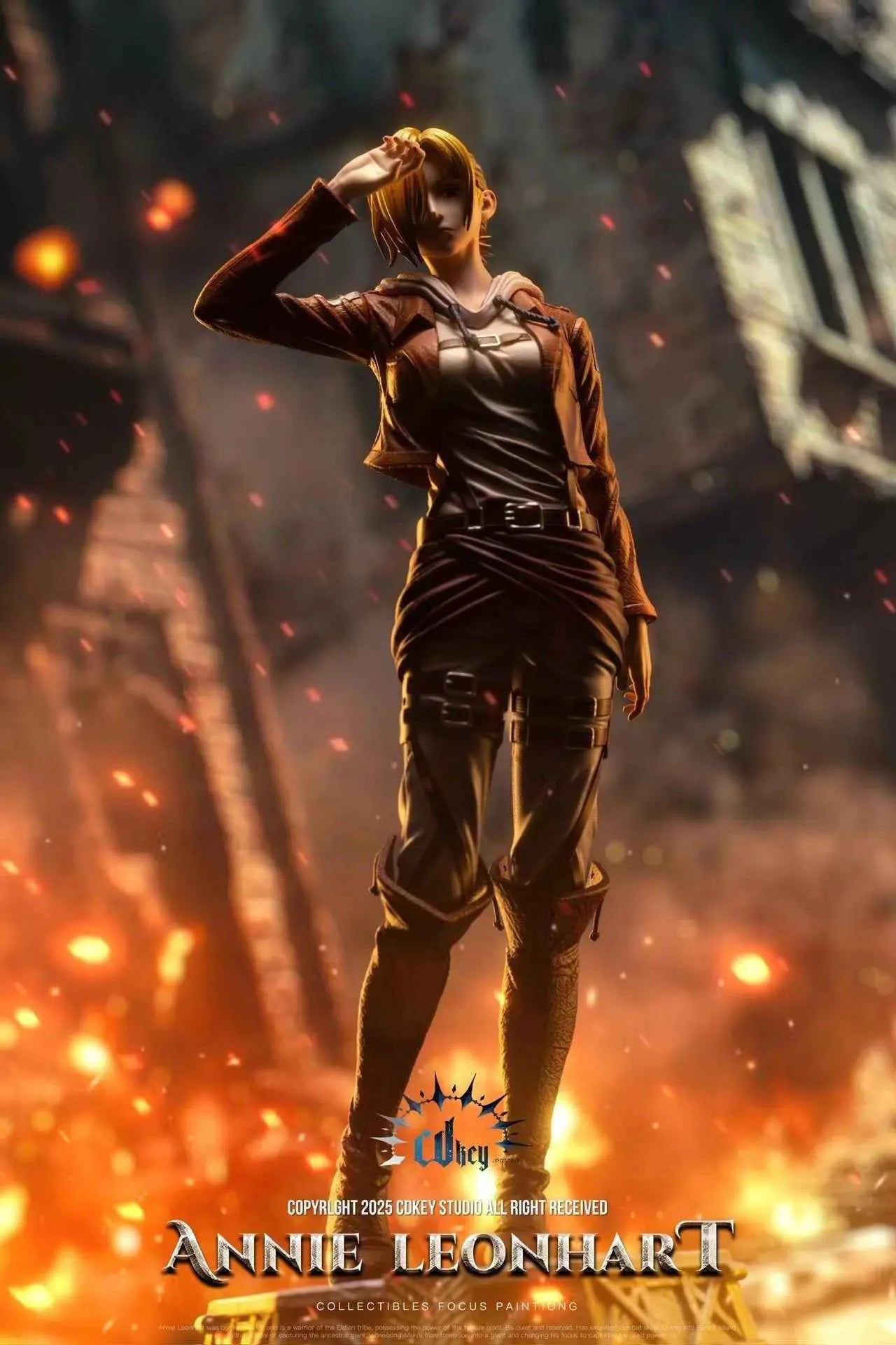 Attack on Titan Cdkey Studio Annie Leonhart Resin Statue