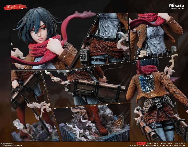 Attack on Titan Demon Studio Mikasa Ackerman Resin Statue