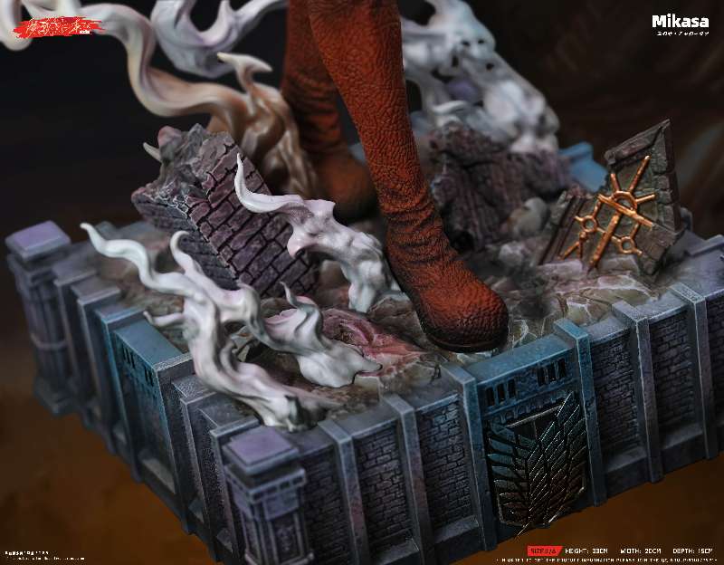 Attack on Titan Demon Studio Mikasa Ackerman Resin Statue