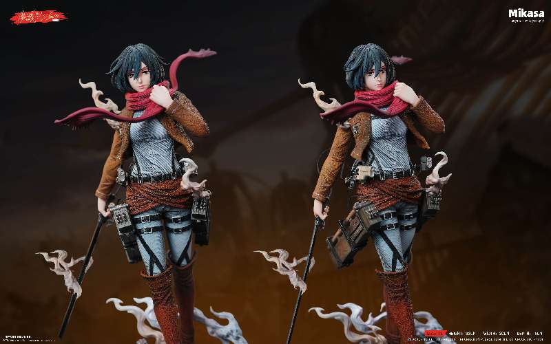 Attack on Titan Demon Studio Mikasa Ackerman Resin Statue