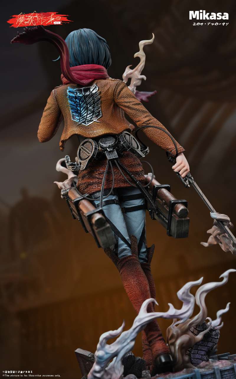 Attack on Titan Demon Studio Mikasa Ackerman Resin Statue
