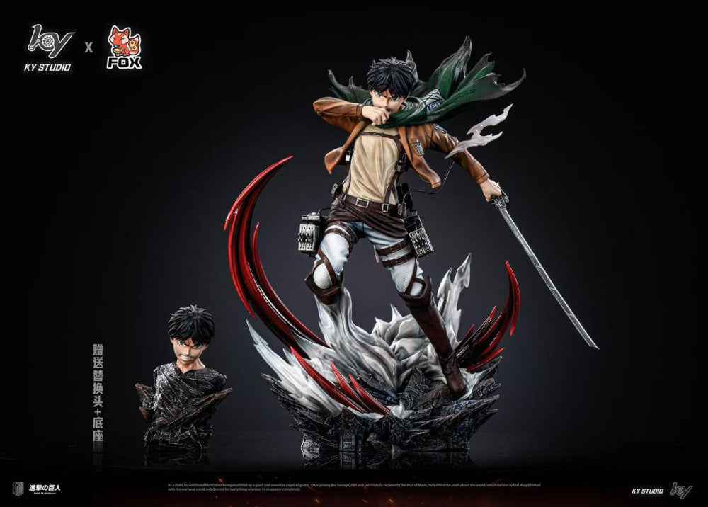 Attack on Titan KY & Fox Studio Eren Jaeger Resin Statue
