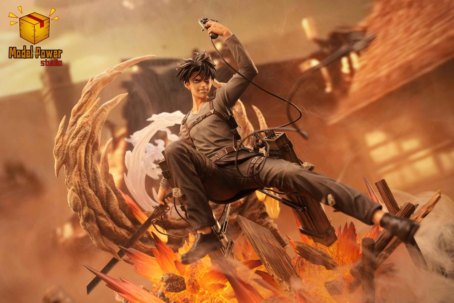 Attack on Titan ~ Model Power Studio ~ Levi Ackerman ~ Resin Statue - Santoryu Resins Collectors