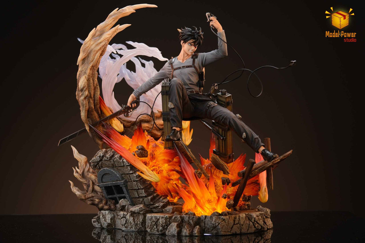 Attack on Titan ~ Model Power Studio ~ Levi Ackerman ~ Resin Statue - Santoryu Resins Collectors